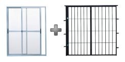 Puerta Ventana Con Puerta Reja Incluida