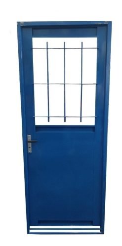 Puerta Waluminio Económica 82x202 Cm Pintada