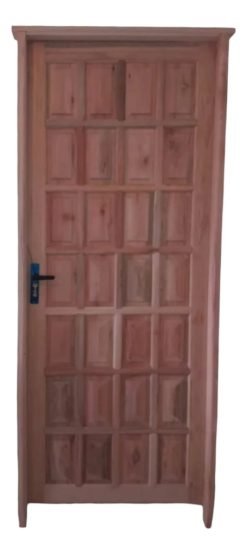 Puerta Exterior En Madera De Eucaliptos Nuevas Ciega