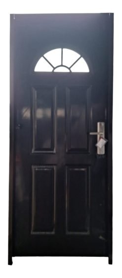 Puerta Waluminio Doble Chapa Pintada 76x205 Cm Abrir