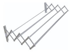 Tendedero Plegable Pared Acordeón Aluminio 80cm Botafogo