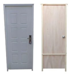 Waluminio Puerta Color Blanco Acabado Pintado 80cm X 205cm