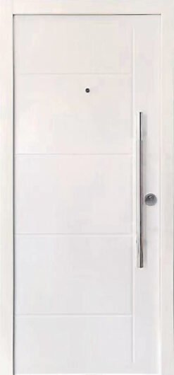 Waluminio Blindada Barral Puerta Color Blanco 90cm X 205cm