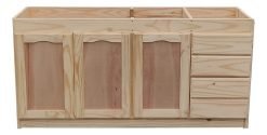Mueble Bajo Mesada De Madera Cocina Color Blanco