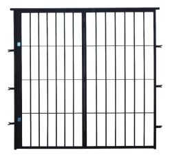 Puerta Reja Hierro 200 X 200 Varilla 12mm Color Negro