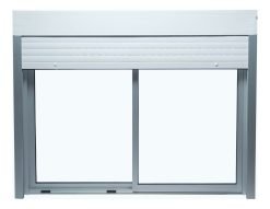Ventana Aluminio Monoblock Corrediza 150x120 Rectangular.