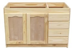 Mueble Bajo Mesada Madera 2 Puertas