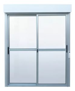 Puerta Corrediza Waluminio Monoblock Aluminio 150x200 Cm.