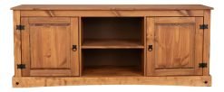 Rack Aparador Madera Maciza Linea Mexicana 2 Puertas
