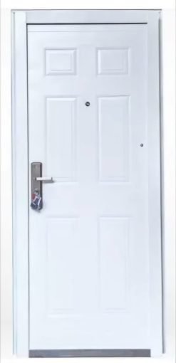 Puertas Exterior Semi Blindadas Chapa Doble Economica Puerta Semiblindada Blanca Izquierda