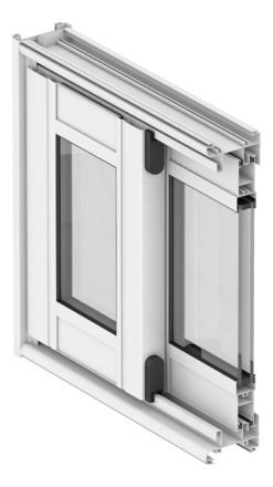 Ventana Proba Corrediza De Aluminio De 2 Hojas Con Doble Vidrio 1.50 X 1.20