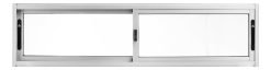 Ventana Aluminio Corrediza 150x40 Waluminio