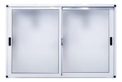Ventana Aluminio Corrediza 100x60 Waluminio