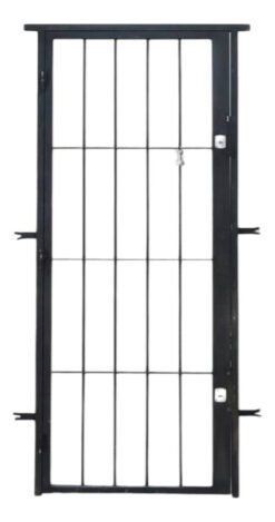 Puerta Reja De Puerta Walumino Waluminio Puerta Reja Hierro De 81cm X 202cm Barra De 0.012m Pintado