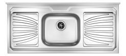 Pileta Cocina Acero Inoxidable Valvula Ecologica