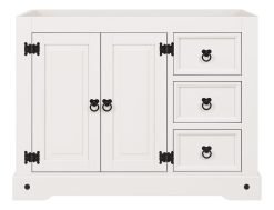 Bajo Mesada Madera Maciza 2 Puertas