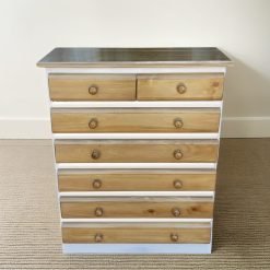 Cajonera Comodas Para Dormitorio De Madera Maciza Pintados