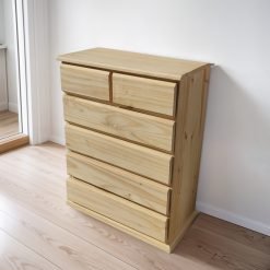 Cómoda Cajonera De Madera Pino Dormitorio
