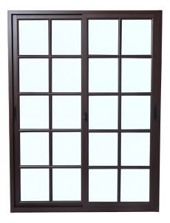 Puerta Ventana De Aluminio Estilo Colonial 1.50 X 2.0 Madera
