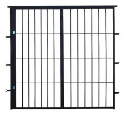 Puerta Reja Hierro 200 X 200 Varilla 12mm Color Negro