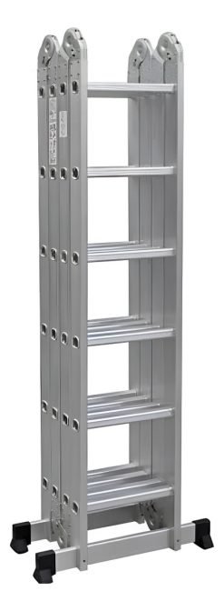 Escaleras Aluminio Andamio 7.0m Multifuncion 24 Escalones