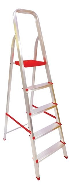 Escalera Aluminio Escalera 5 Escalones Plegable Botafogo