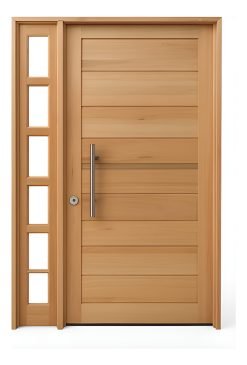 Puerta Exterior Madera Barral Eucaliptos Fijo Incluido