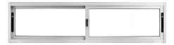 Ventana Aluminio Corrediza 150x40 Waluminio