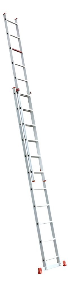 Escalera Waluminio Aluminio Colisa 22 Escalones Extensible