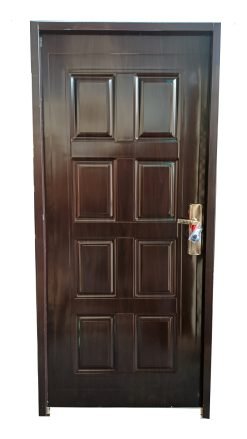Waluminio Puerta Exterior Color Marron