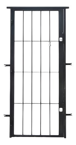 Puerta Reja De Puerta Walumino Waluminio Puerta Reja Hierro De 81cm X 202cm Barra De 0.012m Pintado