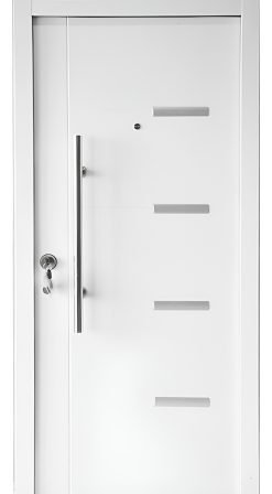 Puerta Blindada Con Barral Largo Exterior