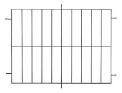 Waluminio Reja Exterior 16mm Para Ventana De 150 X 120 Color Negro