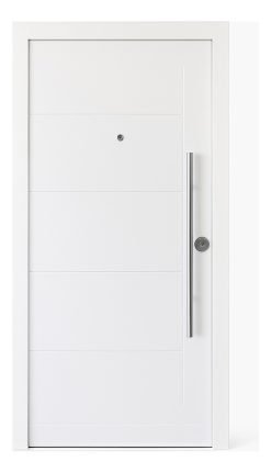 Waluminio Blindada Barral Puerta Color Blanco 90cm X 205cm