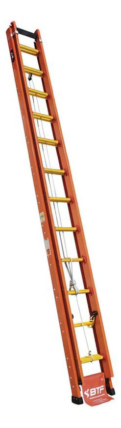 Escalera Extensible Botafogo Fibra Vidrio 25 Escalones 7.85m Naranja Naranja Oscuro