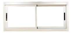 Ventanas Aluminio Corrediza 100 X 40 Waluminio Ad309 Color Plateado