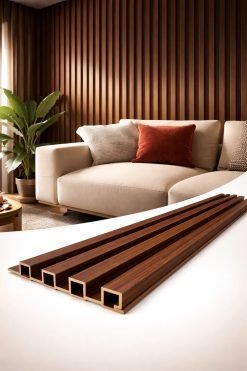 Panel Wpc Interior 2.90m Revestimiento Pared Pack X10