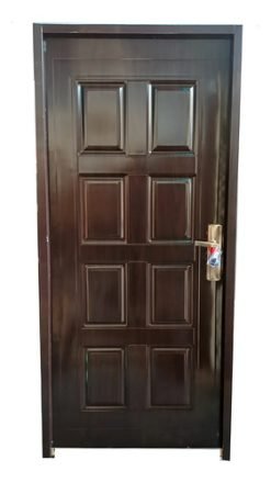 Waluminio Puerta Exterior Color Marron