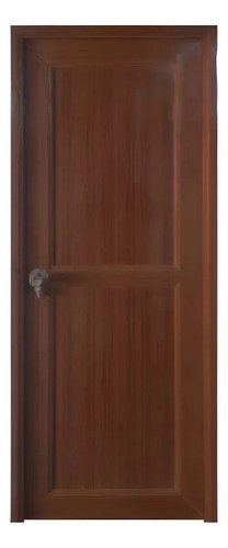 Puerta Interior Pvc Waluminio Moderna Marrón Claro