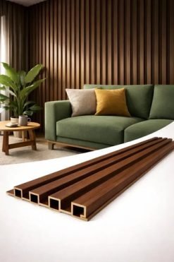 Placa Wpc Revestimiento 2.90m Decorativo Interior