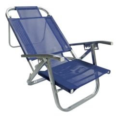 Reposera Reclinable Silla Aluminio Playa 120kg Reforzada