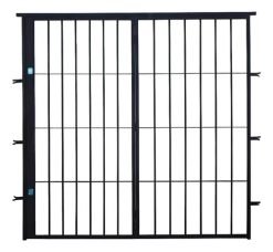 Puerta Reja Hierro 200 X 200 Varilla 12mm Color Negro