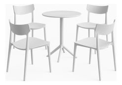 Juego De Jardin 4 Sillas Con Mesa Polipropileno