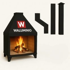 Estufas De Chapa Esquinera O Frontal Con Caños Incluidos