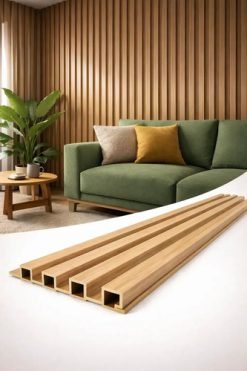 Placa Wpc Revestimiento Interior 2.90m Decorativo Pack X20