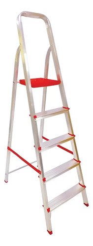 Escalera Aluminio Escalera 5 Escalones Plegable Botafogo
