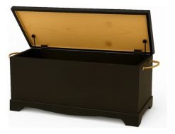 Baúl Madera Pie De Cama - Living - Dormitorio Lustrado