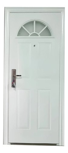 Puertas De Exterior Chapa Semi Blindadas Con Vidrio Doble