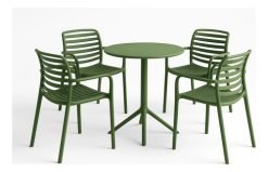 Juego Jardín Premium Polipropileno Con Mesa + 4 Sillas Exter