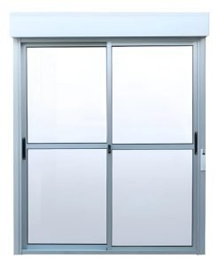 Puerta Ventana De Aluminio 150 X 200 Con Cortina De Enrollar